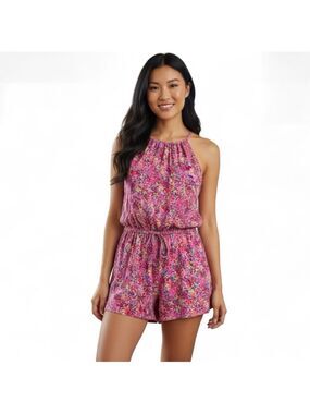 Gap Multi Color Sleeveless Romper Large